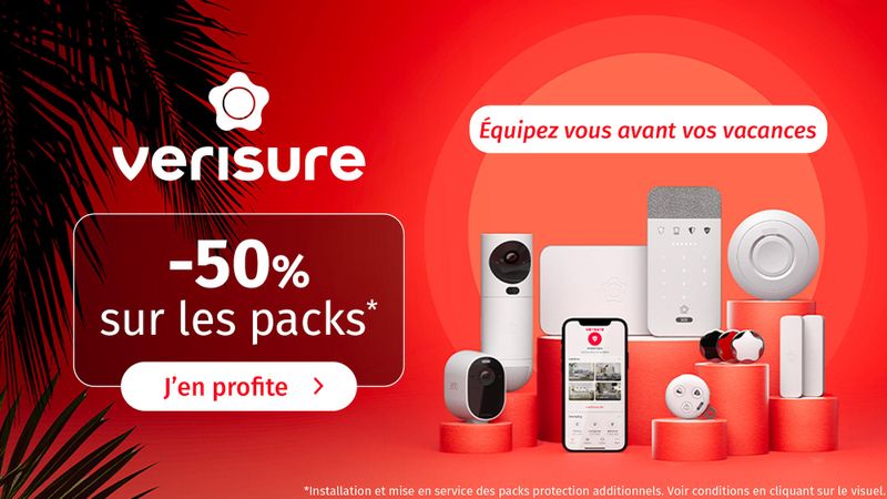Alarme Verisure à moitié prix : protégez votre maison pendant vos vacances