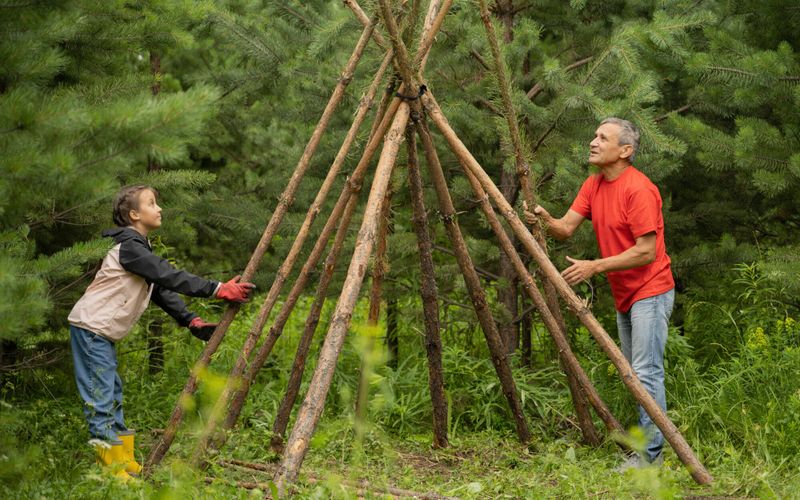 5 conseils pour fabriquer une cabane avec ses petits-enfants