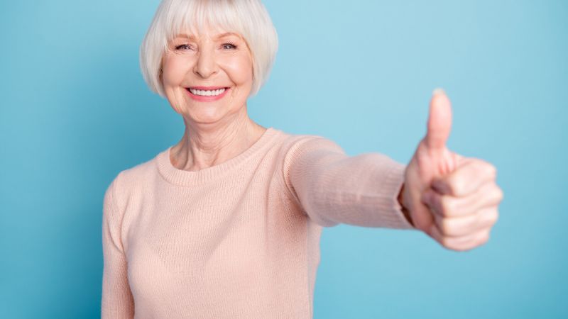 Illustration d'une retraitée