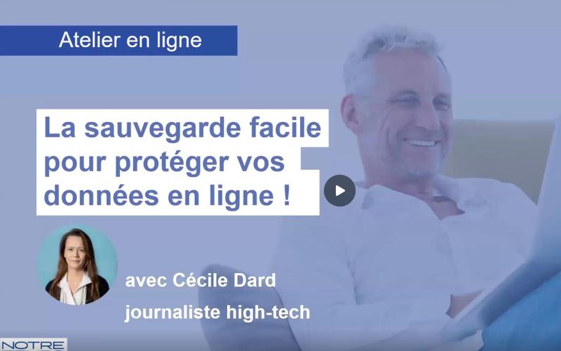 Replay de l'atelier numérique du 23/06/2025: Atelier numérique "La sauvegarde facile pour protéger vos données en ligne"