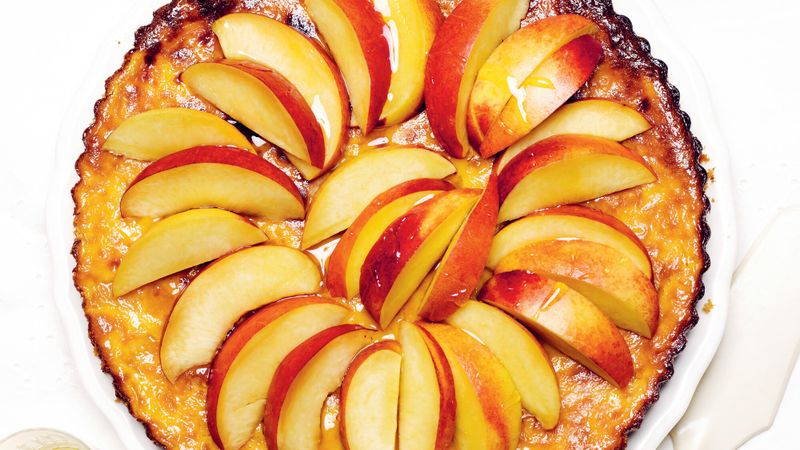 tarte pêches